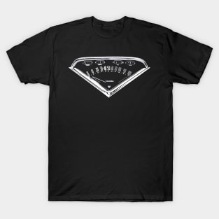 Chrome 1950s speedometer T-Shirt